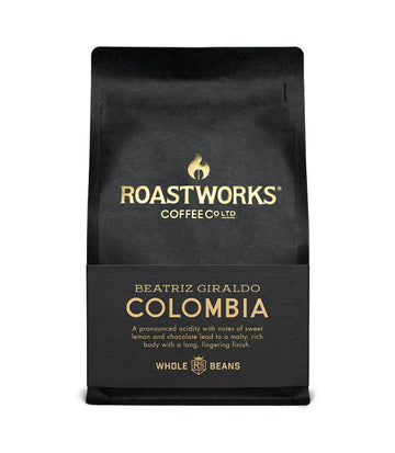 Roastworks Colombia Wholebean Coffee (200g)
