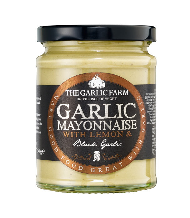Black Garlic Mayonnaise with Lemon (240g)