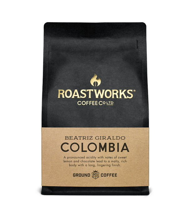 Roastworks Colombia Ground Coffee (200g)