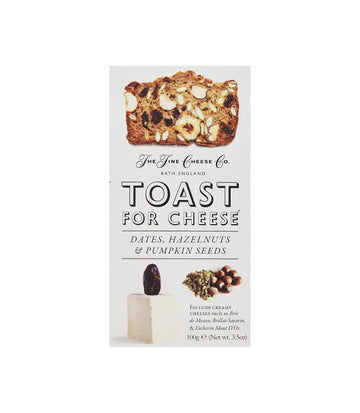 Toast for Cheese with Dates, Hazelnuts, and Pumpkin Seeds (100g)