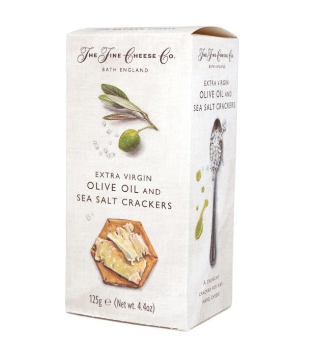 Fine Cheese Company Olive Oil and Sea Salt Crackers (125g)