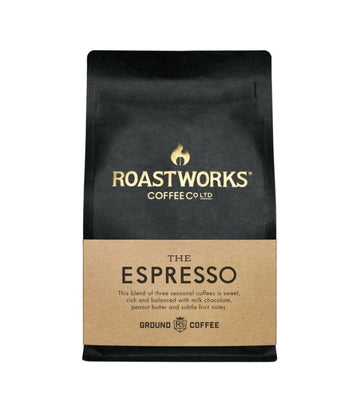 Roastworks The Espresso Blend Ground Coffee (200g)